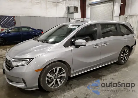 2022 Honda Odyssey Touring from USA, damaged, VIN 5FNRL6H80NB013416